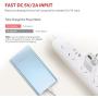 Yoobao Portable Charger 10000mAh Slim Power Bank Powerbank External Cell Phone Battery Backup Charger Battery Pack Dual Input Compatible iPhone 11 X XR Xs Max 8 7 Plus Android Samsung - Blue