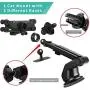 Phone Holder for Car, CCICITA Gravity Automatic Locking Cell Phone Car Mount Air Vent 3 in 1 Universal Stable Stand Clip Holders Compatible with iPhone Samsung Galaxy…