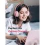 Kids Headphones, Mpow CHE2 Wired Headphones for Kids Teens, Children Headphones with Volume Limit, Foldable Adjustable On-Ear Headphones for School, Travel, Compatible with Cellphones, Tablets, PC