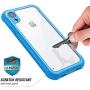 Justcool Designed for iPhone XR Case, Clear Full Body Heavy Duty Protection with Built-in Screen Protector Shockproof Rugged Cover Designed for iPhone XR Cases (2018) 6.1 Inch … (Blue)