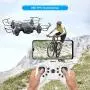 Mini Drone with 720P Camera for Kids and Adults, EACHINE E61HW WiFi FPV Quadcopter with 720P HD Camera Selfie Pocket Nano Drone for Beginner - Auto Hover Mode, One Key Take Off/Landing, APP Control