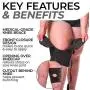 BraceAbility XL Hinged Knee Brace | Extra Large Knee Support Wrap for Meniscus Tears, Arthritis Joint Pain, Medial & Lateral Ligament Sprains, ACL/LCL Injuries (XL) BraceAbility XL Hinged Knee Brace | Extra Large Knee Support Wrap for Meniscus Tears, Arthritis Joint Pain, Medial & Lateral Ligament Sprains, ACL/LCL Injuries (XL)