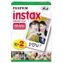 Fujifilm instax Mini 9 Instant Camera (Cobalt Blue) with Film Twin Pack Bundle (2 Items)