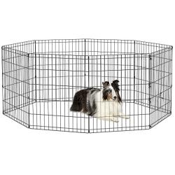 New World Pet Products Foldable Metal Exercise Pen & Pet Playpen