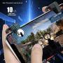 WILIAS - 1pc Mobile Phone Game Fire Button Aim Key Capacitance Conduction Game Trigger for Functional Gaming Accessories