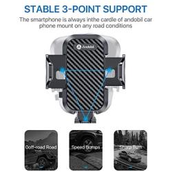 Andobil Cup Holder Phone Mount Ultimate Easy Clamp Hands-Free Cup Phone Holder for Car, Adjustable Long Neck Cup Phone Cradle Car Mount Compatible for iPhone SE/11 Pro/XR/XS Max/X/8 Plus/Samsung S20+