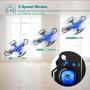 DROCON Mini Drone for Kids, Scouter Foldable Beginner drone with Altitude Hold/3D Flips/Self-Rotating/Headless Mode/One-Key Take-Off & Landing/One-Key Return/Speed Adjustment/2 Charge Ways