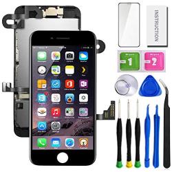 SunlerPro for iPhone 7plus Black 5.5" LCD 3D Touch Digitizer Screen Replacement with Front Camera+ Earpiece+ Tools Kit+ Screen Protector iPhone LCD Screen Replacement kit