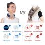 Neck Massager with Heated, Portable Cordless Electric Neck Massage Equipment, 3 Modes and 15 Speeds Smart Deep Tissue Trigger Point Massage, for Office, Home,Travel, Gift for Women Men