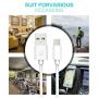Canyso iPhone Charger, 2 Pack 6 ft Lightning to USB-A Cable, USB Fast Charging Cord High Speed Data Sync Cord Power Connector Compatible with iPhone X/Xs Max/XR / 8/8 Plus / 7/7 Plus iPad & More