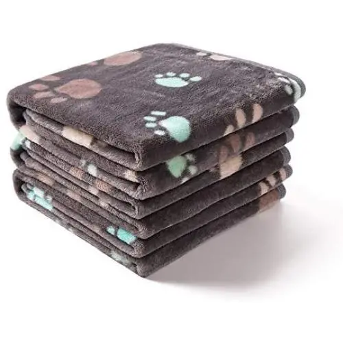 luciphia 1 Pack 3 Blankets Super Soft Fluffy Premium Fleece Pet Blanket Flannel Throw for Dog Puppy Cat - Paw luciphia 1 Pack 3 Blankets Super Soft Fluffy Premium Fleece Pet Blanket Flannel Throw for Dog Puppy Cat - Paw