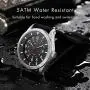 Black Military Analog Wrist Watch for Men, Mens Army Tactical Field Sport Watches Work Watch, Waterproof Outdoor Casual Quartz Wristwatch - Imported Japanese Movement, 5ATM Waterproof Black Military Analog Wrist Watch for Men, Mens Army Tactical Field Sport Watches Work Watch, Waterproof Outdoor Casual Quartz Wristwatch - Imported Japanese Movement, 5ATM Waterproof