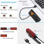 Spritech USB Rechargeable Bike Light Set,1000 Lumens 3 LED Bicycle Front Light with Power Bank Function and Back Rear Light, IPX5 Waterproof Road/Mountain/City Cycling Commuter Flashlight