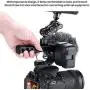 R005 Camera Top Handle Camera Top Cheese Handle Grip Universal Video Stabilizing Rig W 3 Cold Shoe Adapters to Mount Microphone, LED Light, Monitor, Easy Low Angle Shoots Metal R005 Camera Top Handle Camera Top Cheese Handle Grip Universal Video Stabilizing Rig W 3 Cold Shoe Adapters to Mount Microphone, LED Light, Monitor, Easy Low Angle Shoots Metal