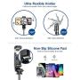 ELEGIANT Selfie Stick Tripod, 39.4 Inch Extendable Selfie Stick Tripod Stand with Wireless Remote Compatible with iPhone 11 11PRO XS Max XS XR X 8P 7P, Galaxy S20 S10 S9 S8, Gopro, Small Camera