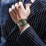 Mens Watches Chronograph Stainless Steel Waterproof Date Analog Quartz Fashion Business Wrist Watches for Men