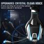 ONIKUMA Gaming Headset- PS4 Headset Xbox one Headset Gaming Headphone with Surround Sound, LED Light & Noise Canceling Microphone for PS4,PC,Mac,Xbox One(Adapter Not Included)