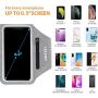 HAISSKY Armband Case with Airpods Holder/Car Key Bag Cell Phone Holder Gym Case Fits iPhone 11 Pro Max/11 Pro/Xs Max/XR 8 7 6,Galaxy S10+/S10/S10e/S9+ with Key Holder&Card Slot up to 6.8" (Grey)