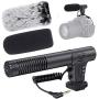Video Microphone, Photography Interview MIC Microphone Compatible Sony, Nikon Canon,DSLR Cameras, Camcorders. (3.5mm Interface)（Except for Canon T5i,T6 and T7）