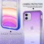 LONTECT for iPhone 11 Case Built-in Screen Protector Glitter Gradient Clear Sparkly Bling Rugged Shockproof Hybrid Full Body Protective Case Cover for Apple iPhone 11 6.1 2019, Purple Blue LONTECT for iPhone 11 Case Built-in Screen Protector Glitter Gradient Clear Sparkly Bling Rugged Shockproof Hybrid Full Body Protective Case Cover for Apple iPhone 11 6.1 2019, Purple Blue