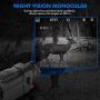 ACPOTEL Night Vision Monocular, 5 x 35 Digital Night Vision HD Scopes with Rechargeable/Take Photo/Video Recording/Playback Function for Outdoor/Surveillance/Security/Hunting/Hiking