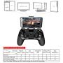 UWY Wireless Gamepad With 2.4G Wireless Receiver Controller Joystick For PC iPad iPhone Smart Phone Smart Television TV Box PS3 Compatible with Android iOS Win XP Win7 8 10 Operating System
