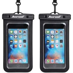 Hiearcool Universal Waterproof Case,Waterproof Phone Pouch Compatible for iPhone 11 Pro Max XS Max XR X 8 7 6S Plus Samsung Galaxy s10/s9 Google Pixel 2 HTC Up to 7.0"，IPX8 Cellphone Dry Bag -2 Pack