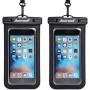 Hiearcool Universal Waterproof Case,Waterproof Phone Pouch Compatible for iPhone 11 Pro Max XS Max XR X 8 7 6S Plus Samsung Galaxy s10/s9 Google Pixel 2 HTC Up to 7.0"，IPX8 Cellphone Dry Bag -2 Pack