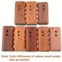 CAMVATE DSLR Wood Wooden Handle Grip Mount Support for DV Video Cage Rig (Left Hand)