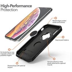 Rokform - Magnetic iPhone XS Max Case with Twist Lock Mount, Military Grade Rugged Mobile Phone Holder Series (Black)