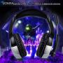 Mbuynow Gaming Headset K5 Pro, Stereo Gaming Headset with Microphone for Xbox One, PS4, PC, Switch, Smartphone with 7.1 Surround Sound, Noise Cancelling, Volume Control, LED Lights (2020 New Version)