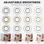Selfie Ring Light with 24” Gooseneck Stand & Cell Phone Holder Makeup Light, Social Media Influencer Live-Streaming Phone Mount and Light Kit Selfie Ring Light with 24” Gooseneck Stand & Cell Phone Holder Makeup Light, Social Media Influencer Live-Streaming Phone Mount and Light Kit