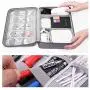 Portable Electronic Organizer Travel Accessories Cable Bag Universal Cord Storage Case Carrying for Charging Cable, Cell Phone, Power Bank,Mini Tablet(Gray) Portable Electronic Organizer Travel Accessories Cable Bag Universal Cord Storage Case Carrying for Charging Cable, Cell Phone, Power Bank,Mini Tablet(Gray)