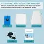 Cell Phone Signal Booster Antenna for Home and Office - Boosts 4G LTE Data and Volte for Verizon AT&T T-Mobile - Dual 700MHz Band 12/13/17 Cellular Repeater Amplifier Kit Cover Up to 5,000Sq Ft