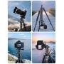 ESDDI Camera Tripod, DSLR Tripod with 360° Ball Head, 64" Aluminum Tripod with Monopod 1/4" Quick Release Plate and Phone Holder for Vlog,Travel and Work