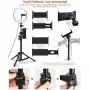 10" Selfie Ring Light with Tripod Stand & 2 Phone Holder, ELEGIANT Led Ring Light with Remote Ringlight for Live Stream Makeup YouTube Tiktok Photography Compatible with iPhone iPad Android (Upgraded) 10" Selfie Ring Light with Tripod Stand & 2 Phone Holder, ELEGIANT Led Ring Light with Remote Ringlight for Live Stream Makeup YouTube Tiktok Photography Compatible with iPhone iPad Android (Upgraded)