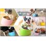 Super Design Mess Free 15° Slanted Bowl for Dogs and Cats, Tilted Angle Bulldog Bowl Pet Feeder, Non-Skid & Non-Spill, Easier to Reach Food