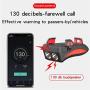 Dymoly Bicycle Headlight USB Rechargeable 4 in 1 Multifunction Bicycle Headlight with Mobile Phone Stand 4000 MAH Power Bank 130 dB Speaker Bike Lights IPX65 Waterproof Bike Headlight for Android ISO