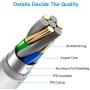 KINPS Apple MFI Certified (10ft/3m) USB C to Lightning Fast Charging Cable Compatible with iPhone 11/11Pro/11 Pro Max/X/XS/XR/XS MAX, Supports Power Delivery(for Use with Type C Chargers), White