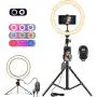 10" RGB Selfie Ring Light, NaCot LED Large Ring Light with Tripod & Phone Holder, Multicolor Studio Light with 13 Brightness and Camera Remote for Photography, YouTube and Studio 10" RGB Selfie Ring Light, NaCot LED Large Ring Light with Tripod & Phone Holder, Multicolor Studio Light with 13 Brightness and Camera Remote for Photography, YouTube and Studio