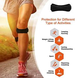 Patella Knee Strap, 2 Pack Knee Braces, Knee Pain Relief & Knee Protector & Knee Support, Adjustable Knee Strap for Running, Cycling, Fitness, Squats, Basketball, Soccer