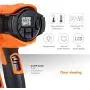 Professional Heat Gun, Tacklife 122°F ~1202℉(50℃ ~650℃) Heavy Duty Hot Air Gun with LCD Screen Display, 2 Temp Settings, 4 Memory Settings, 5 Air Flow Adjustment and 9 Pcs Attachments--HGP72AC Professional Heat Gun, Tacklife 122°F ~1202℉(50℃ ~650℃) Heavy Duty Hot Air Gun with LCD Screen Display, 2 Temp Settings, 4 Memory Settings, 5 Air Flow Adjustment and 9 Pcs Attachments--HGP72AC
