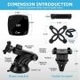 Cegar Magnetic Wireless Car Charger,10W/7.5W Car Charging Mount, QI Fast Charging Windshield Dashboard & Vent Car Phone Holder for Phone 11/11 Pro/11 Max/Xs/XS Max/8,Samsung Galaxy S10/S10 Plus/S9/ S9