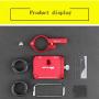 GUB PRO1 Universal Alloy Bike Cell Phone Holder Aluminum Bicycle Handlebar Phone Support for 3.5-6.2inch Bike Bracket Mount