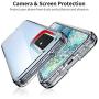 Samsung Galaxy S20 Plus Case Clear 6.7 inch 2020, FLOVEME 3 in 1 Hybrid Duty Shockproof Protection Samsung S20 Plus Cases Armor Tough Basic Phone Case for Samsung S20 Plus 5G Case S20 Plus Accessories