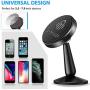 Magnetic Phone Car Mount, A-Maker 2 Family Pack 360°Rotation Car Phone Holder for Dashboard, Magnetic Cellphone Holder for Car Compatible with iPhone 11 Pro Max / 11 / XS Max/XS / 8/7 Plus and More