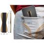 LoveHandle Universal Grip For Cell Phone and Mini Tablet - Gold Base with Black Strap - LH-01Gold