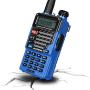 BAOFENG UV-5R Plus Qualette 5W Dual Band Two Way Radio Walkie Talkies (Royal Blue)