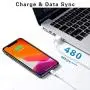 LUOSIKE iPhone Charger, 2-Pack 10 FT Long Lightning Cable Fast Charging Sync Cord with 2X Dual USB Wall Charger Plug Compatible with iPhone 11 Xs Max XR X 8 7 6S Plus SE iPad Mini Air Pro (4 in 1)