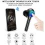 ZBC True Wireless Earbuds Bluetooth V5.0 Headphones Waterproof in-Ear Earphones Noise Cancelling HD Stereo Sweatproof Headsets Smart Touch for Kids and Adults Sport Running Driving Workout Gym
